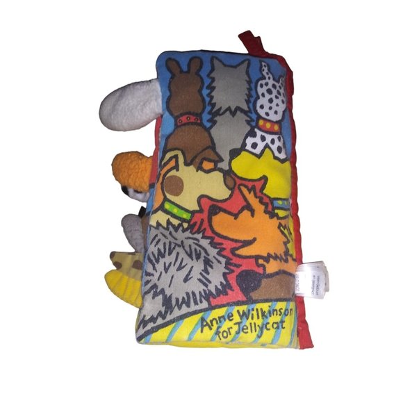 Jellycat London Puppy Tails Soft Cover Baby Book Anne Wilkinson Plush Book - Picture 6 of 10